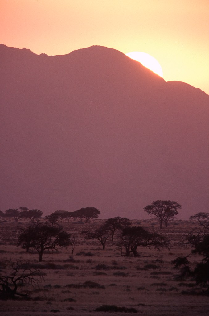 sonnenuntergang namib